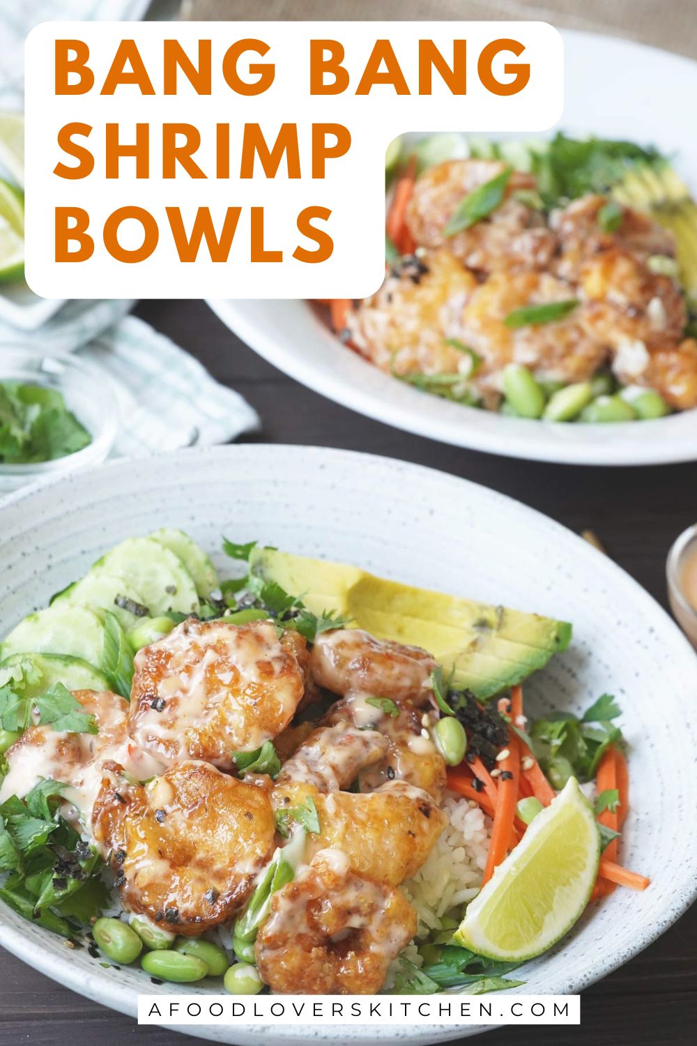 Bang Bang Shrimp & Cucumber Rice Bowls