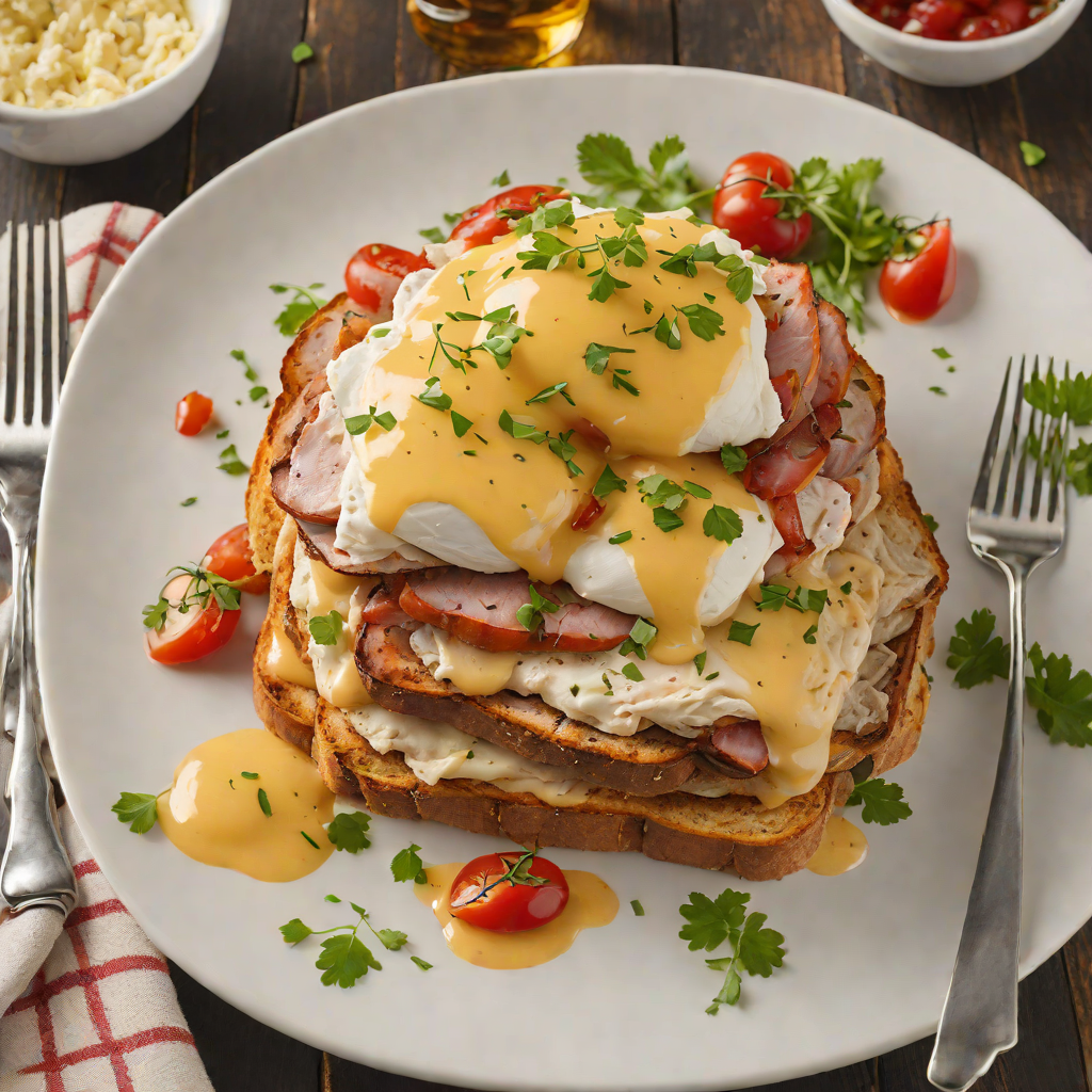 Kentucky Hot Brown Open-Faced Turkey Sandwich