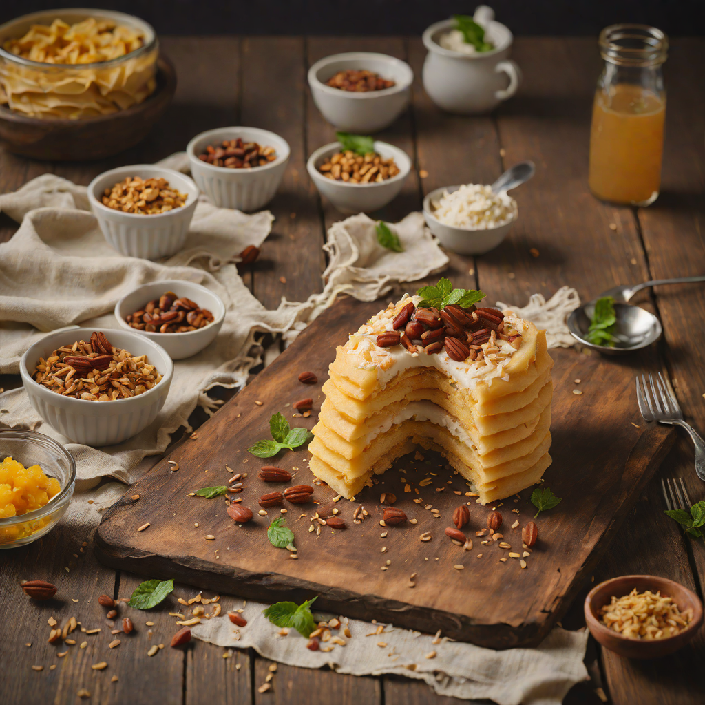 Goan Sweet and Spiced Bebinca Layered Dessert