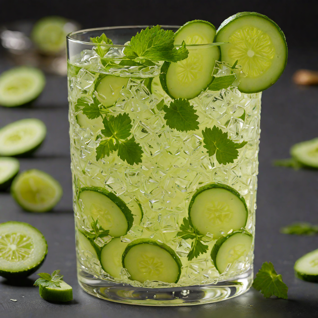 Herb-Muddled Gin and Cucumber Collins