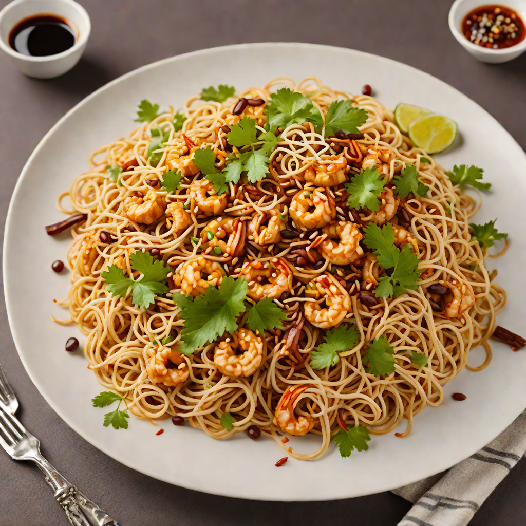 Spiced Pad Thai Noodles with Tamarind Sauce