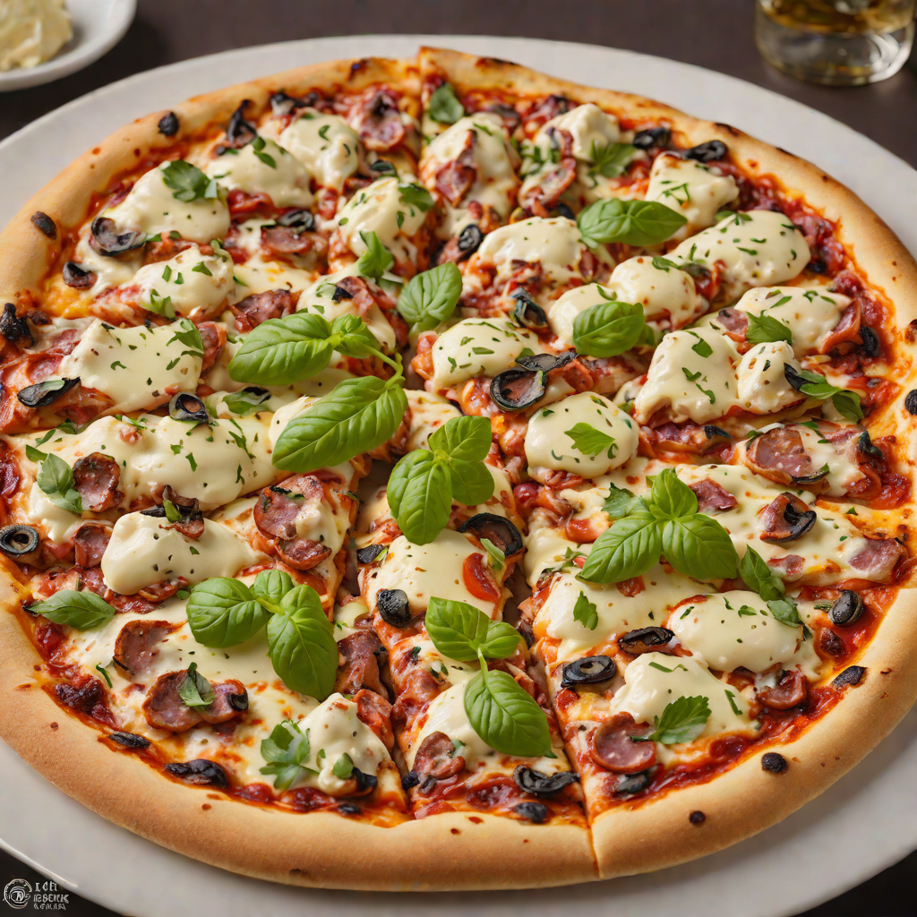 Fire-Grilled All Meat Pizza with Smoked Mozzarella