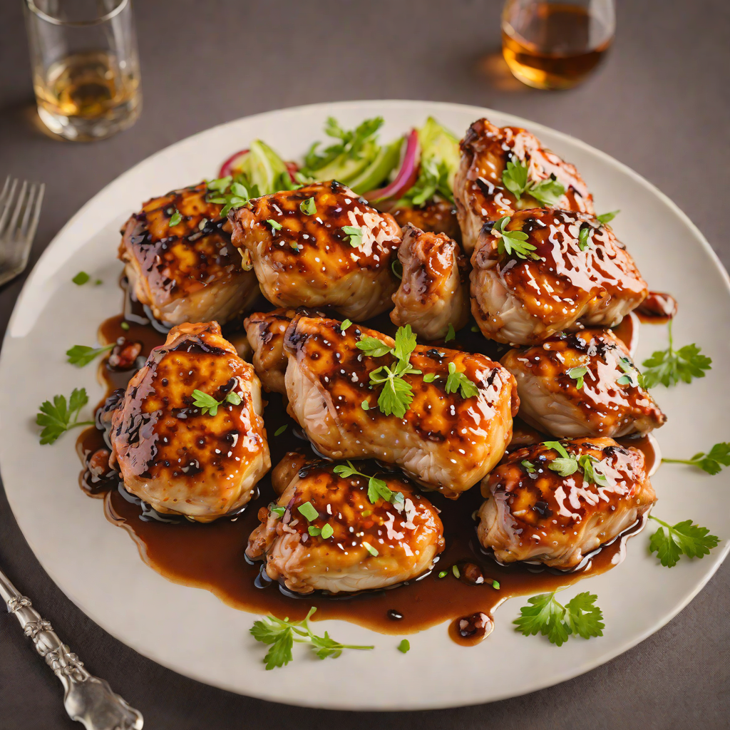 Pan-Seared Kentucky Bourbon Glazed Chicken Thighs