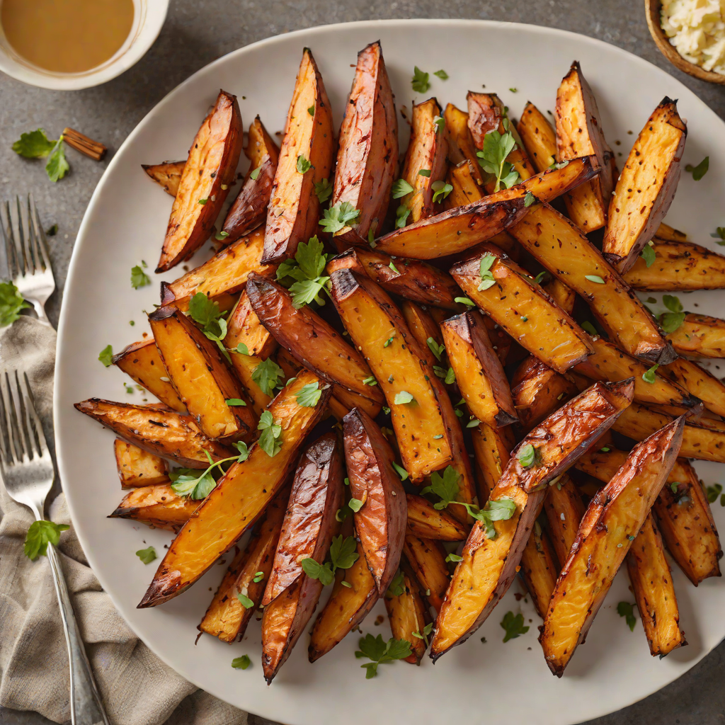 Honey-Cinnamon Roasted Sweet Potatoes