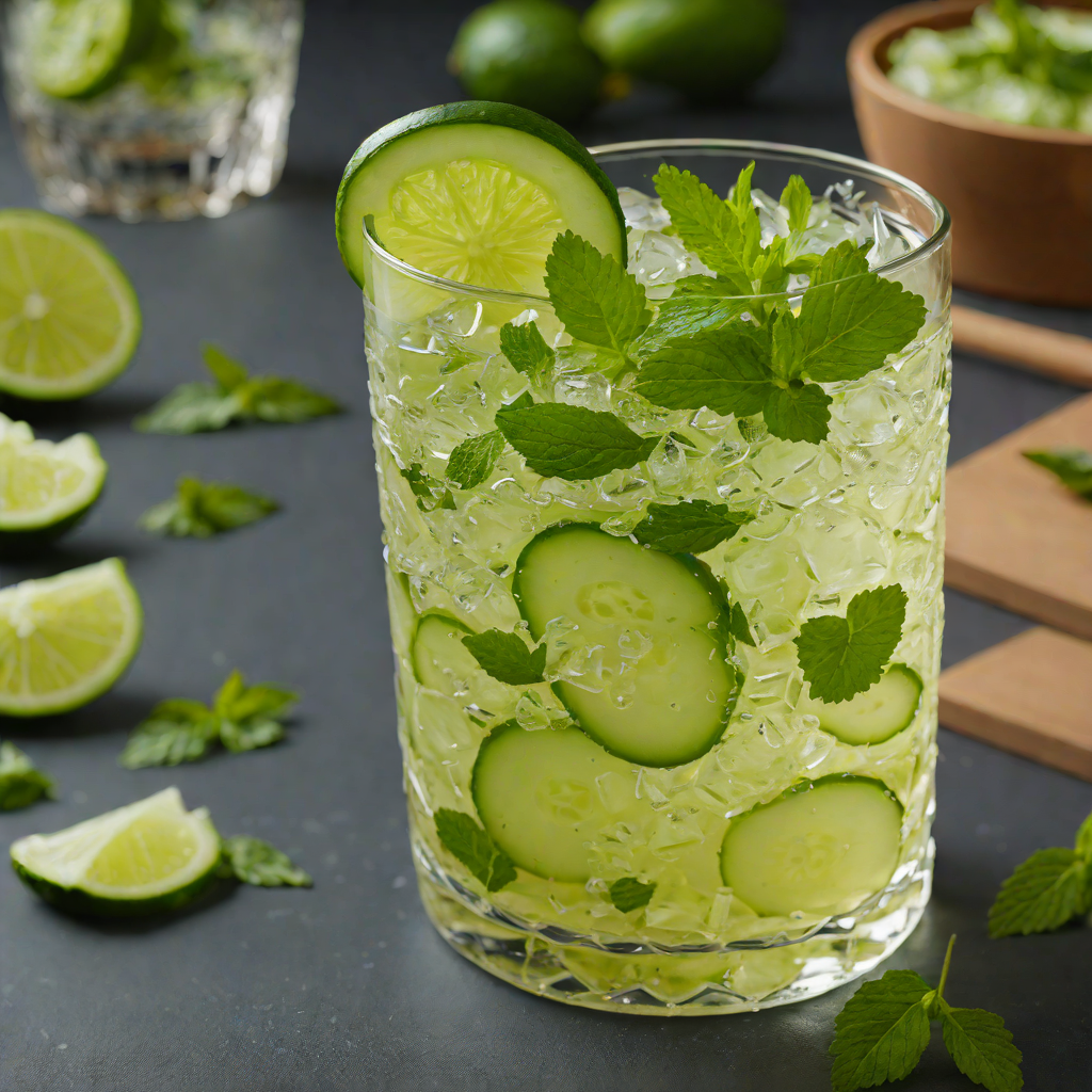 Cucumber-Mint Tequila Refresher