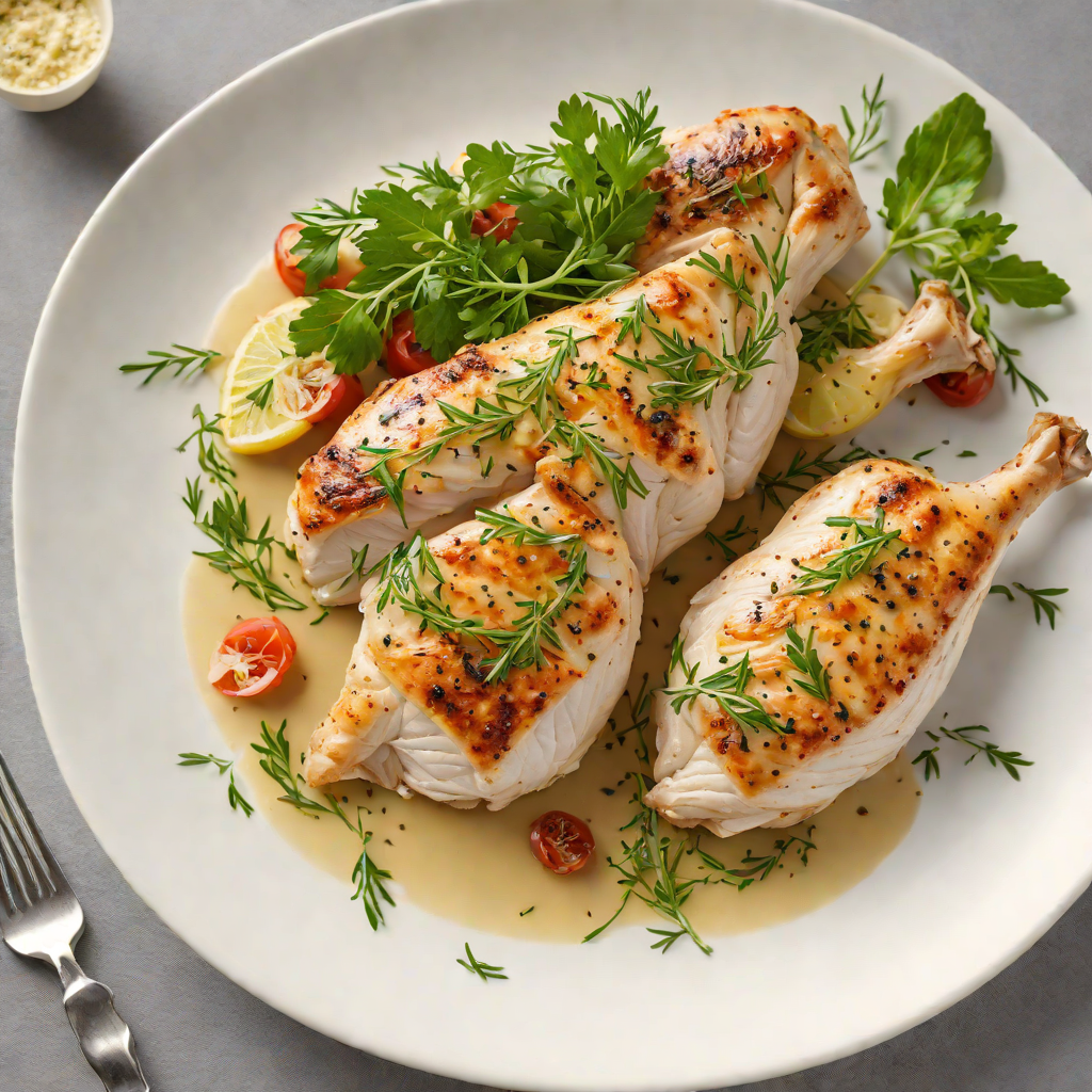 Pan-Seared Chicken with Hidden Herb and Garlic Butter