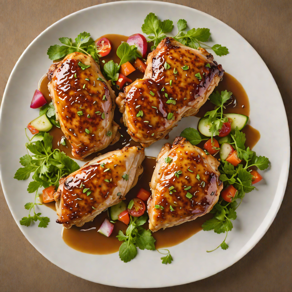Pan-Seared Chicken with Spiced East Lansing Honey Glaze