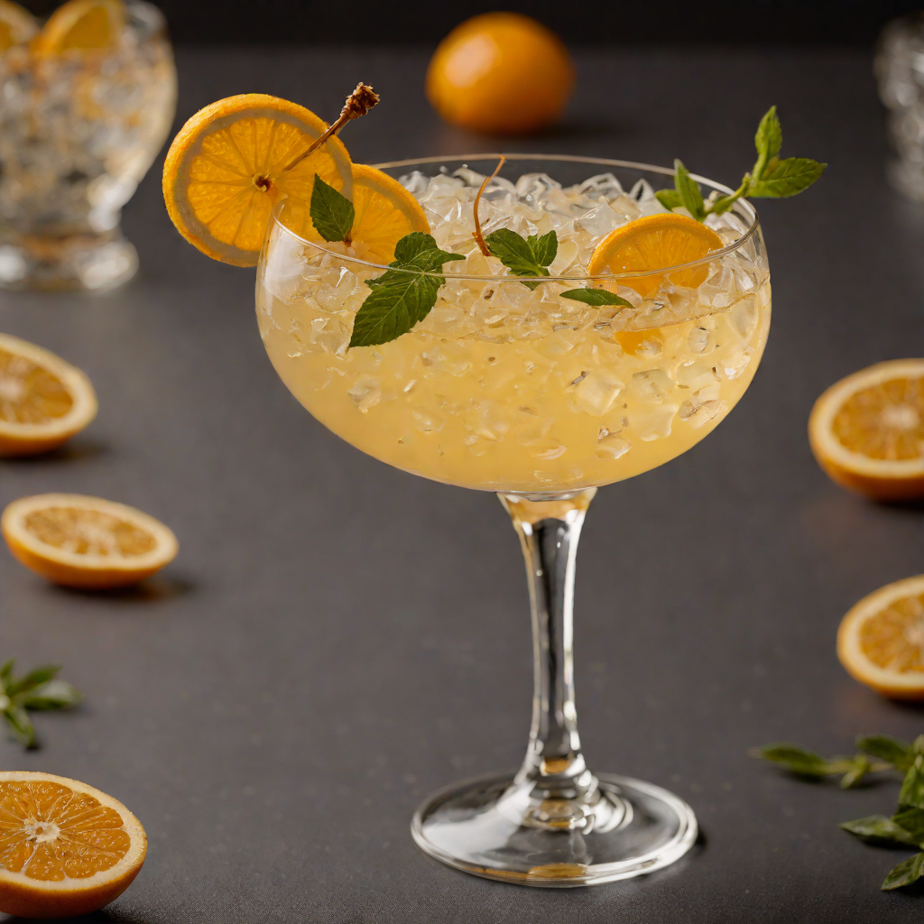 Pressed Citrus Gin Fizz with Honey Syrup