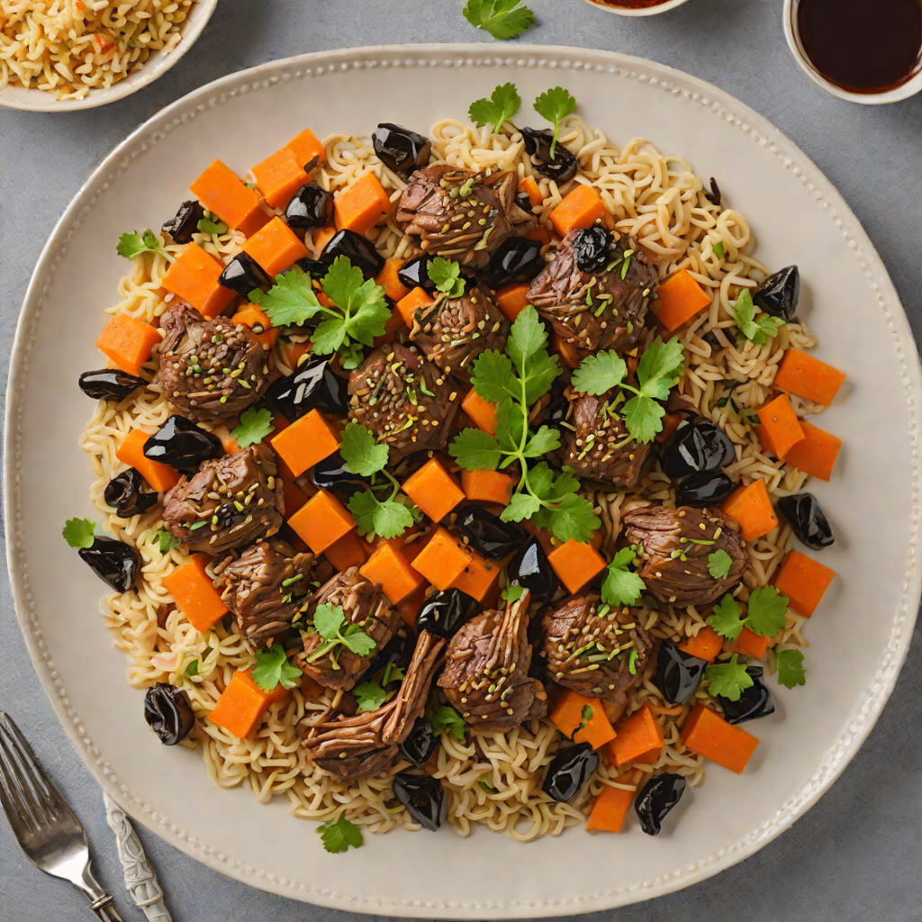 Slow Cooker Moroccan-Spiced Lamb with Carrots and Prunes