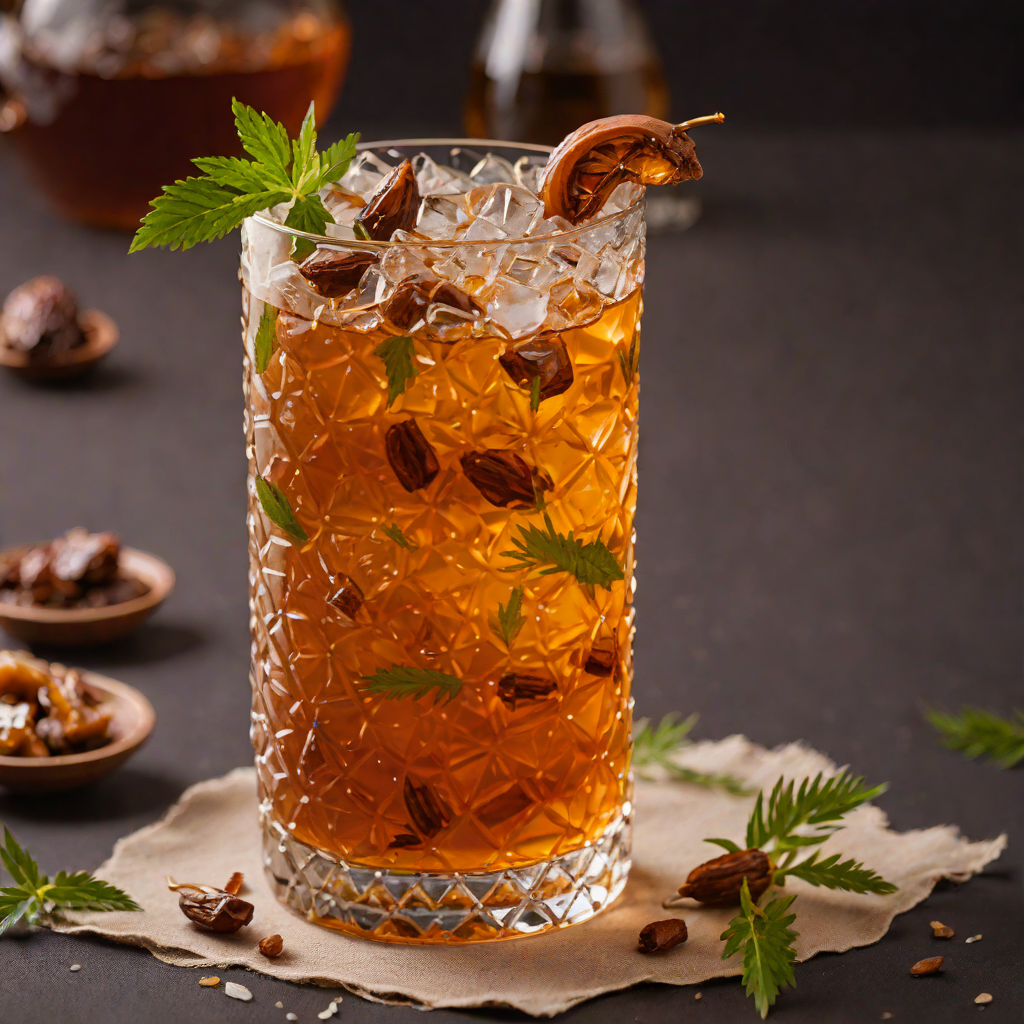 Refreshing Hatta Date and Date Palm Flower Iced Tea
