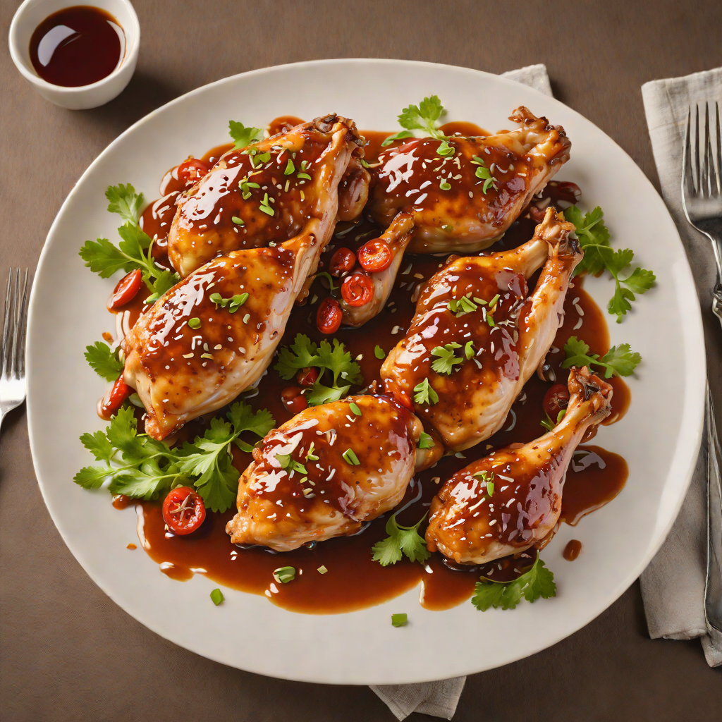 Pan-Seared Chicken with Roswell Chili Honey Glaze