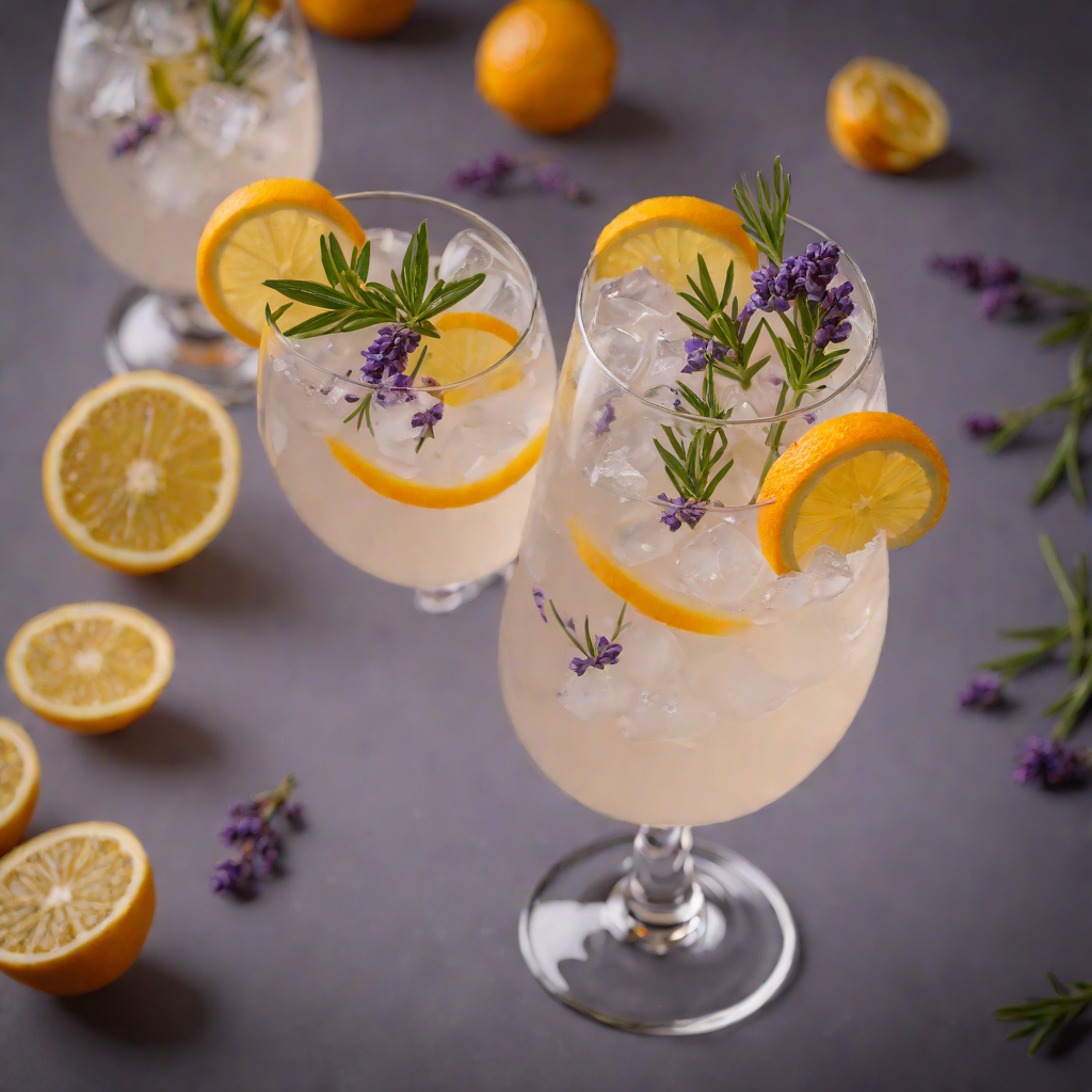 Lavender Citrus Gin Fizz