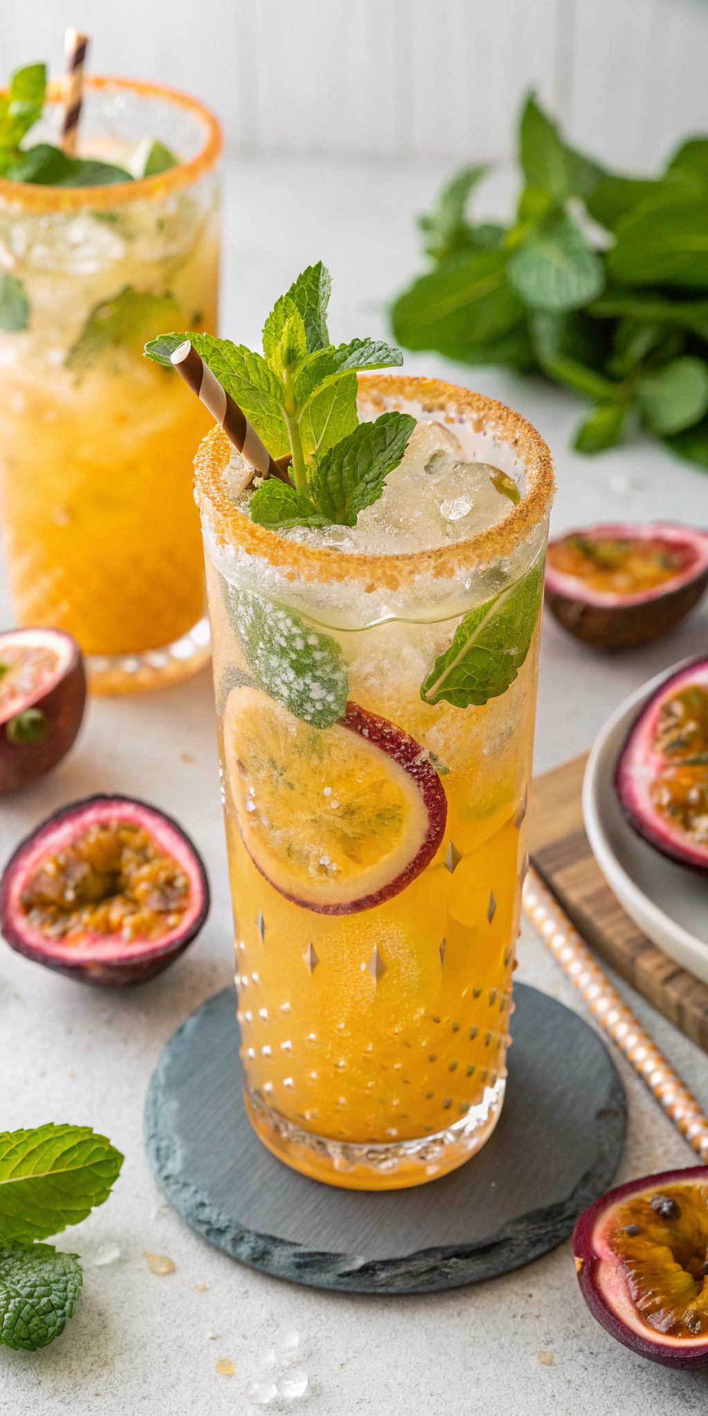 Instagram Sunset Spritz with Passionfruit
