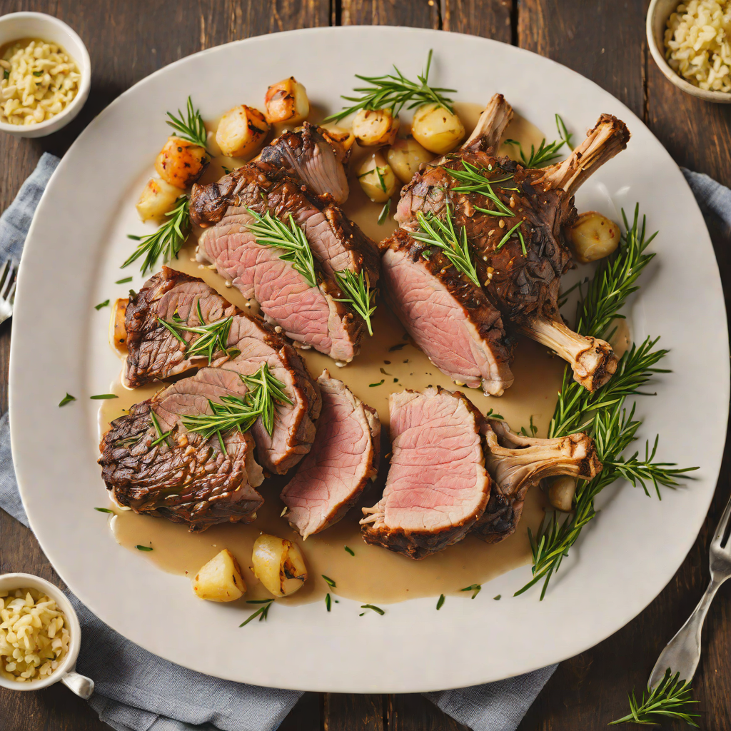 Slow-Roast Lamb with Rosemary and Garlic from the Outback