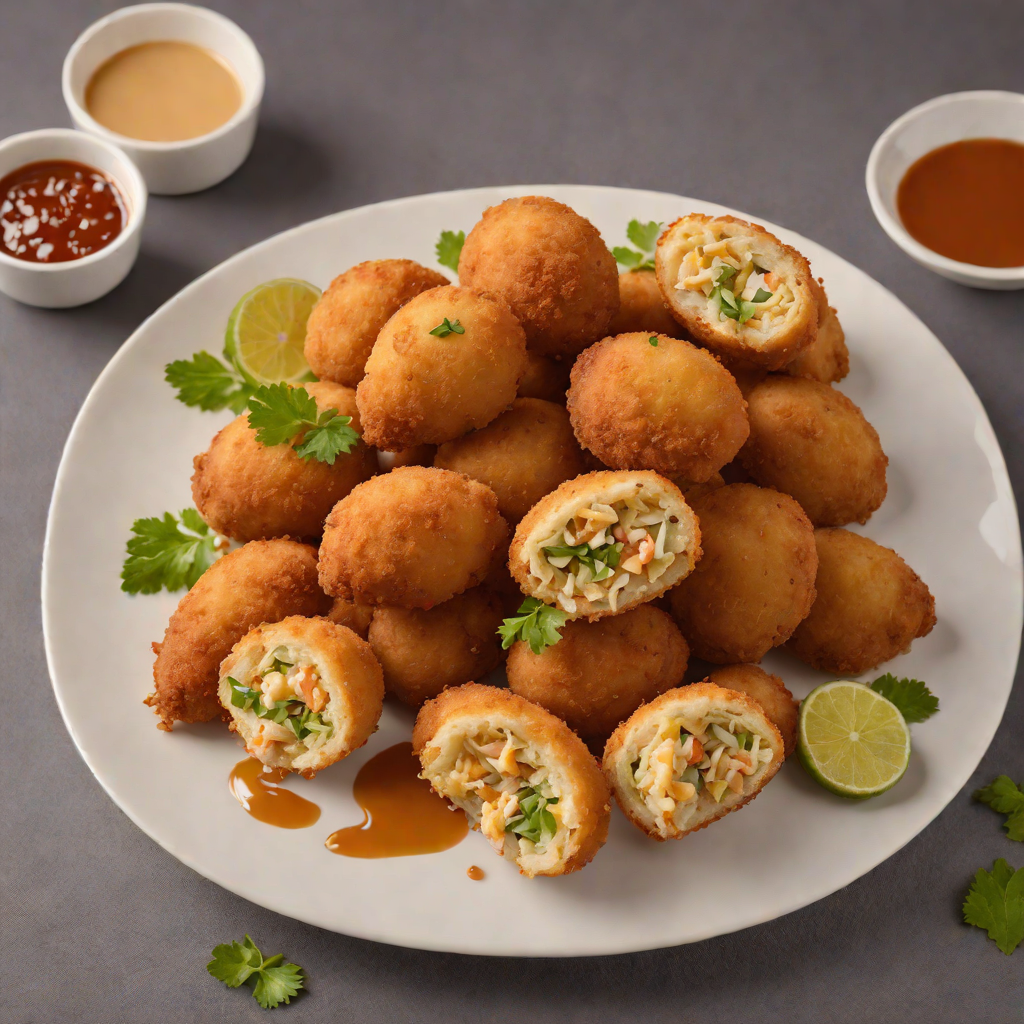 Fried Coxinha Chicken Croquettes