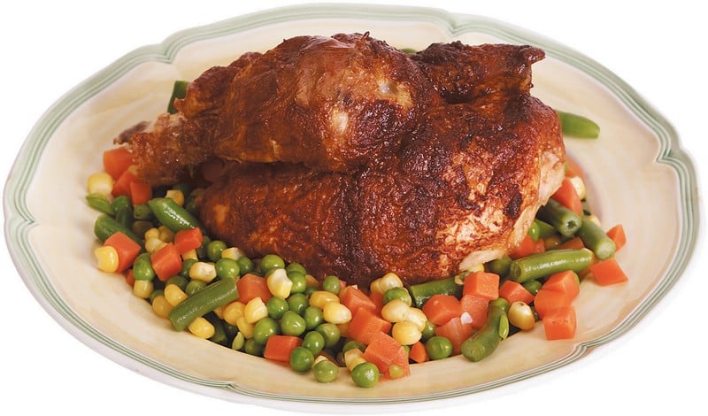 Auction Block Chicken and Vegetables