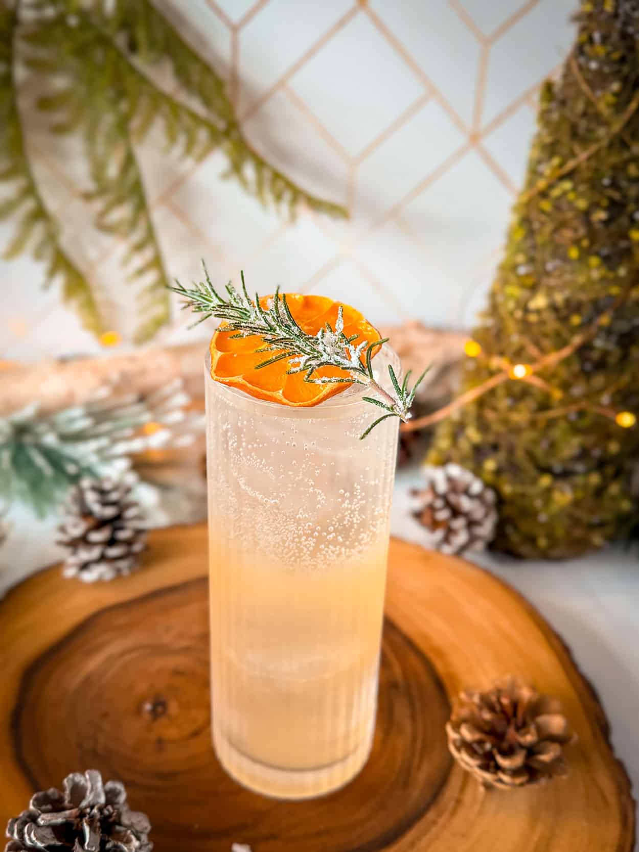Citrus-Infused Gin Fizz with Fresh Orange Essence