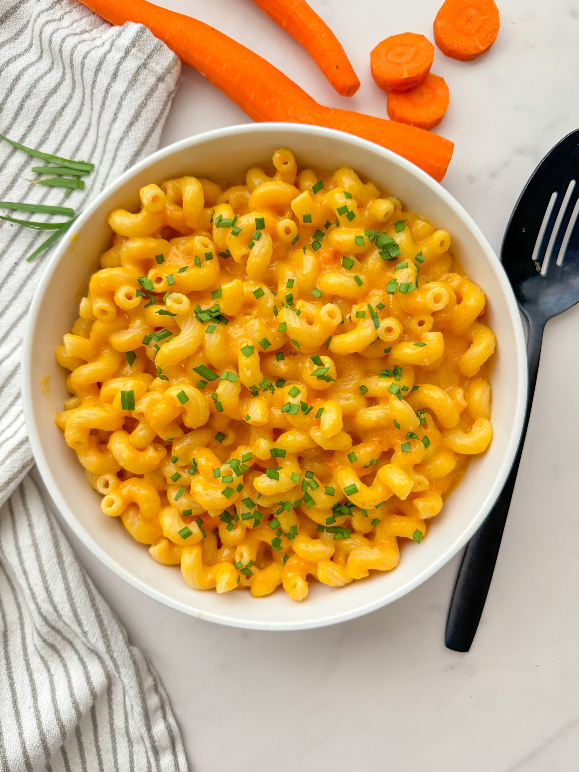 Pumpkin Seed Mac & Cheese with Hidden Carrots
