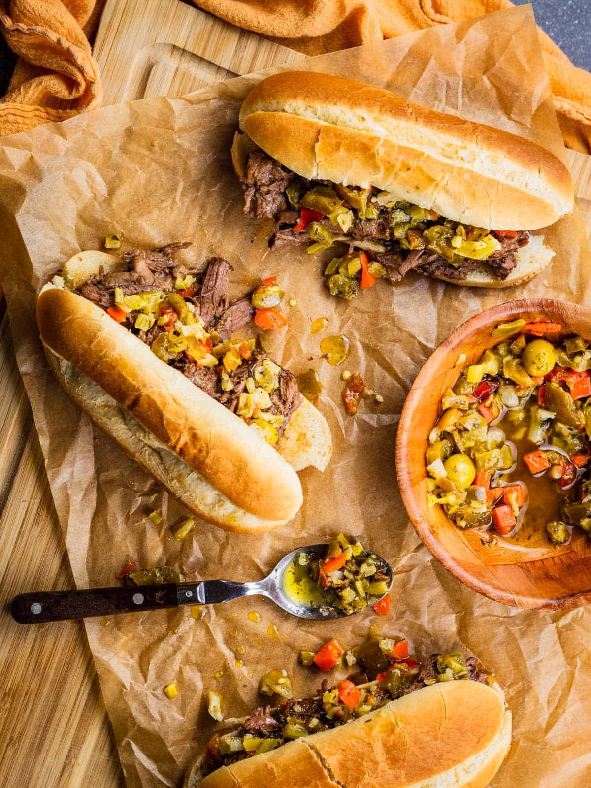 Sheet Pan Chicago-Style Italian Beef with Giardiniera
