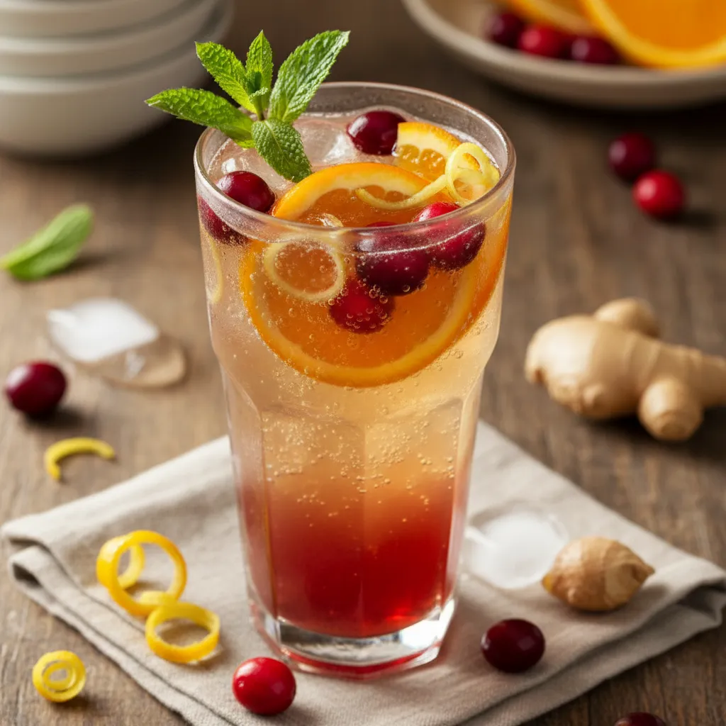 Instagram Citrus Sparkler with Ginger Twist