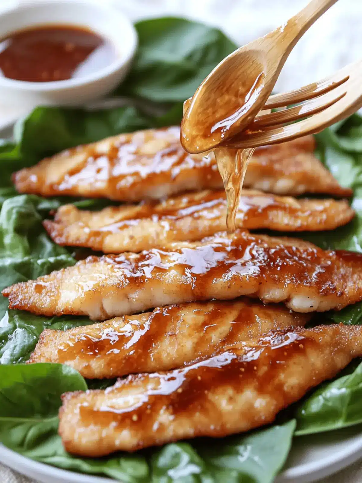 Pan-Fried Tilapia with Tamarind Soy Glaze and Scallions