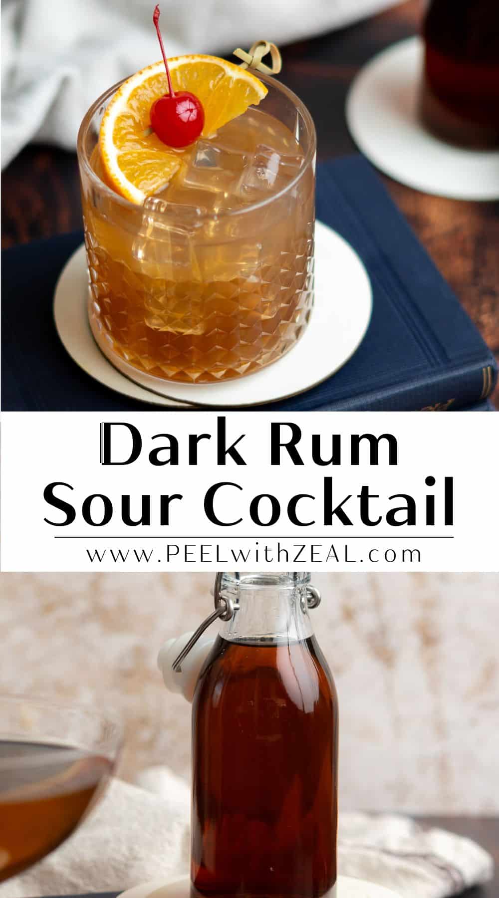 Platformer’s Spiced Dark Rum Sour