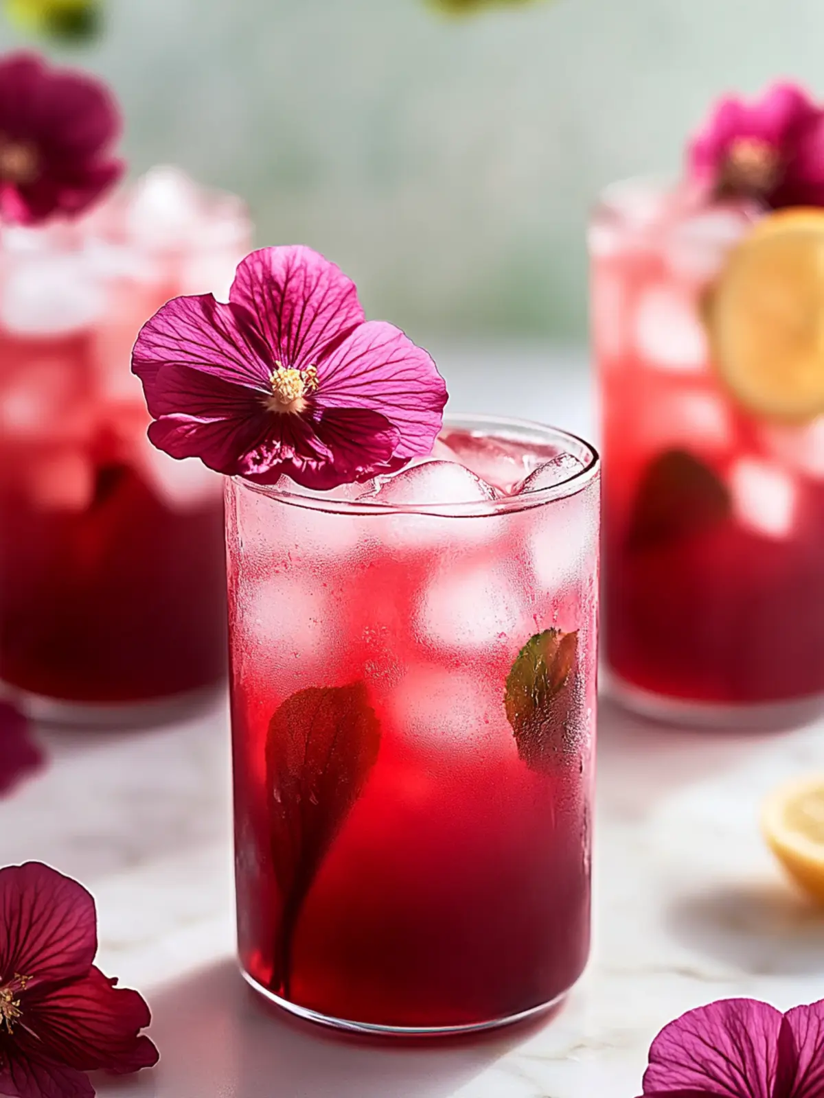 Hotel Lobby Hibiscus Cooler