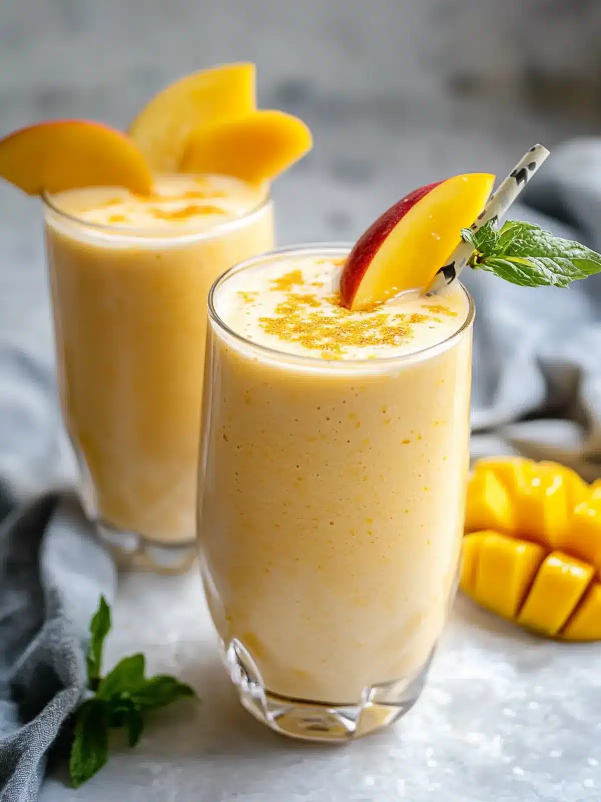 Shaken Mango Lassi Martini
