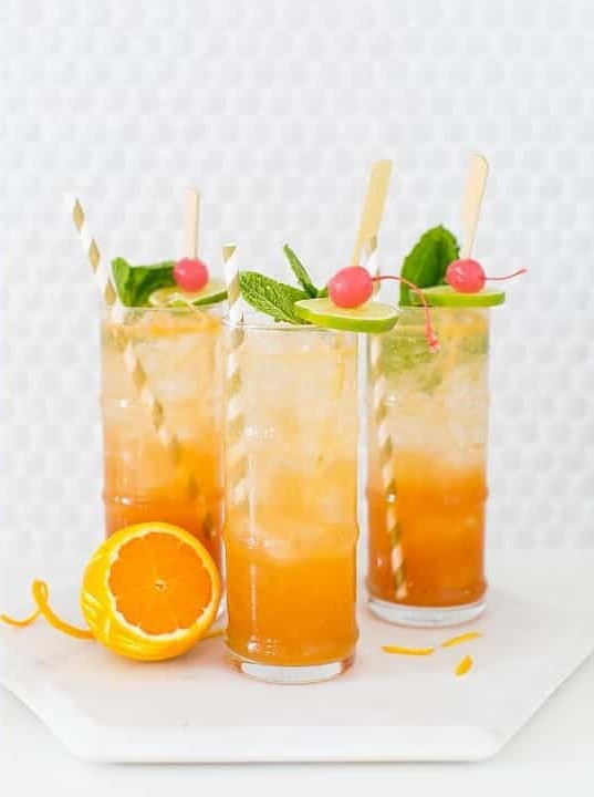 Sydney Sunset Rum Fizz
