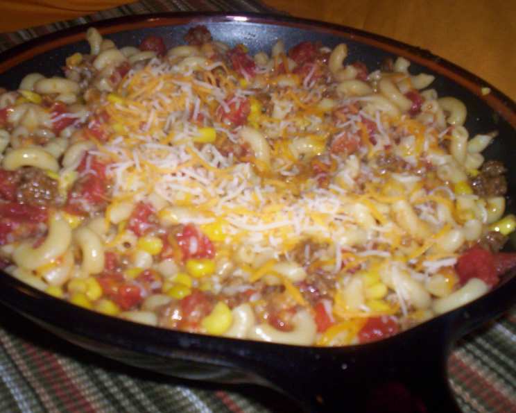 One-Pot Sloppy Joe Pasta Skillet
