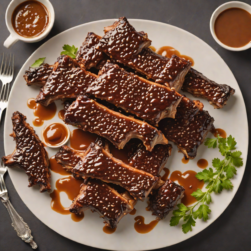 Slow-Smoked Pork Ribs with Maple Chipotle Glaze