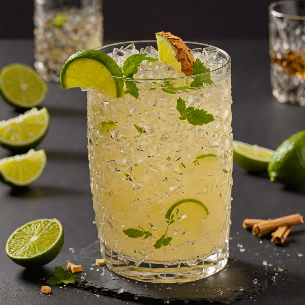 Ginger-Lime Fizz with Spiced Soda