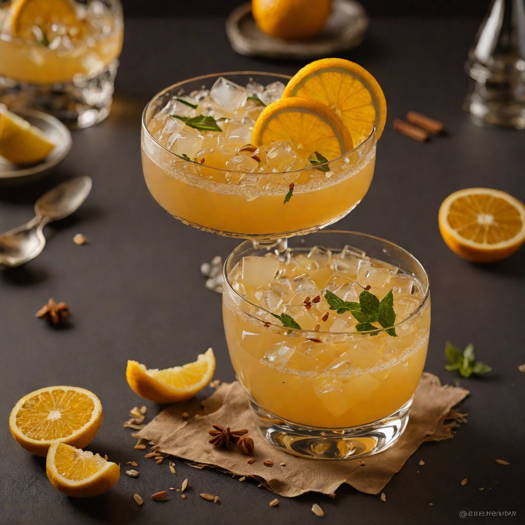 Shaken Citrus-Spiced Whiskey Sour
