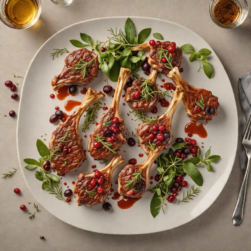 Tasmanian Pepperberry and Eucalyptus Lamb Chops