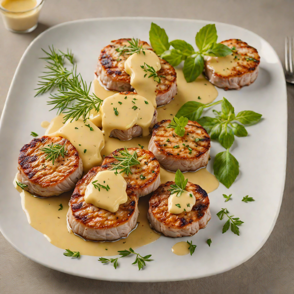 Pan-Seared Pork Medallions with Regional Herb Butter