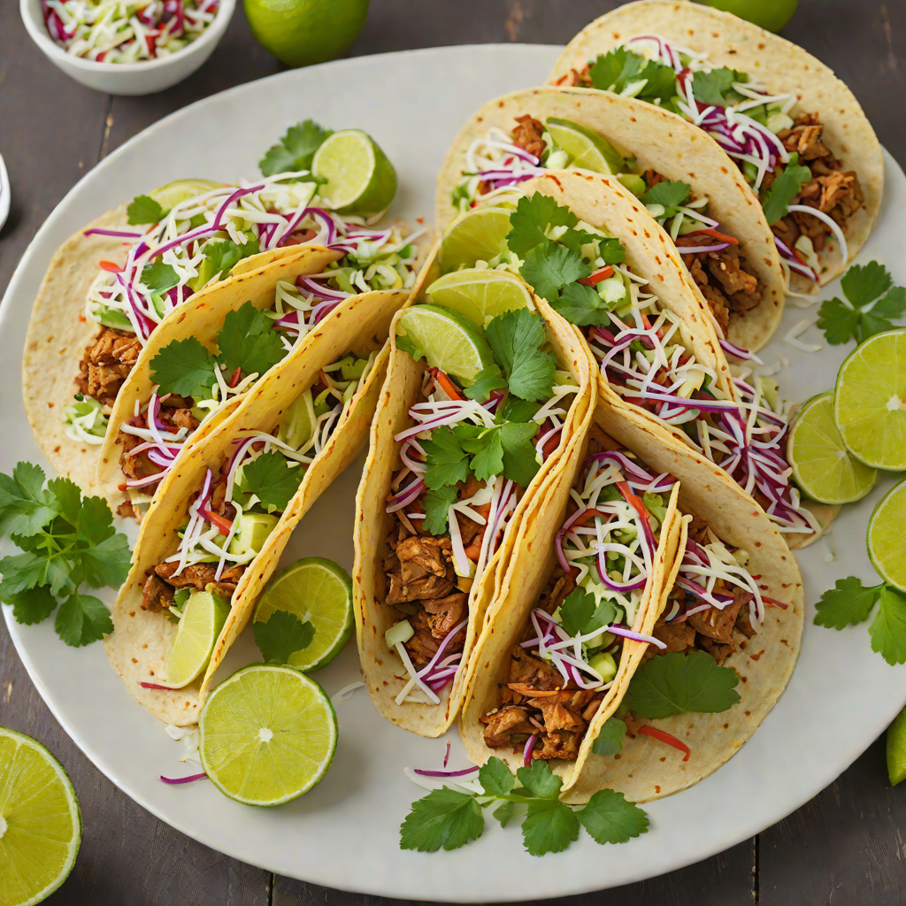 Mexican Boneless Pork Tacos with Cilantro Lime Slaw