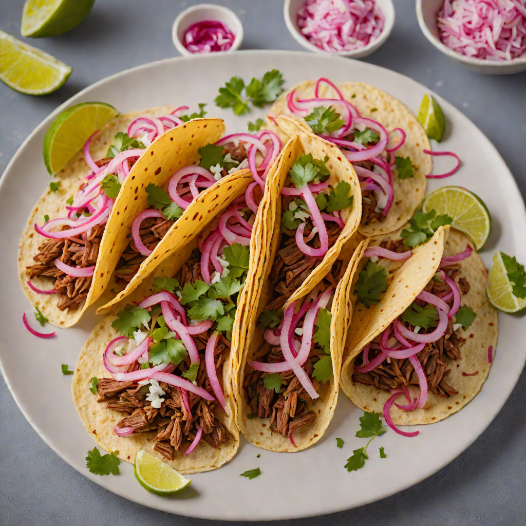 Hidden Layer Smoked Brisket Tacos with Pickled Red Onions