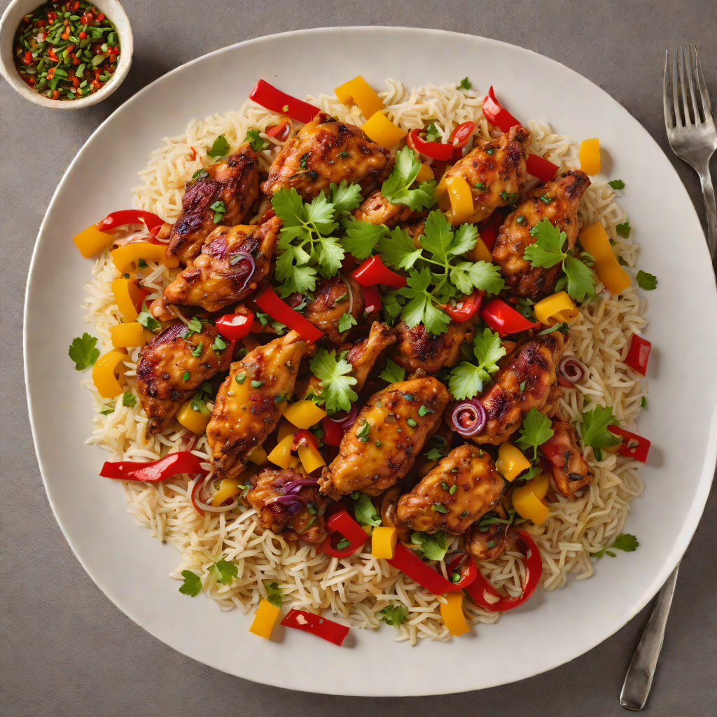 Berbere-Spiced Chicken Tibs with Sautéed Onions and Peppers