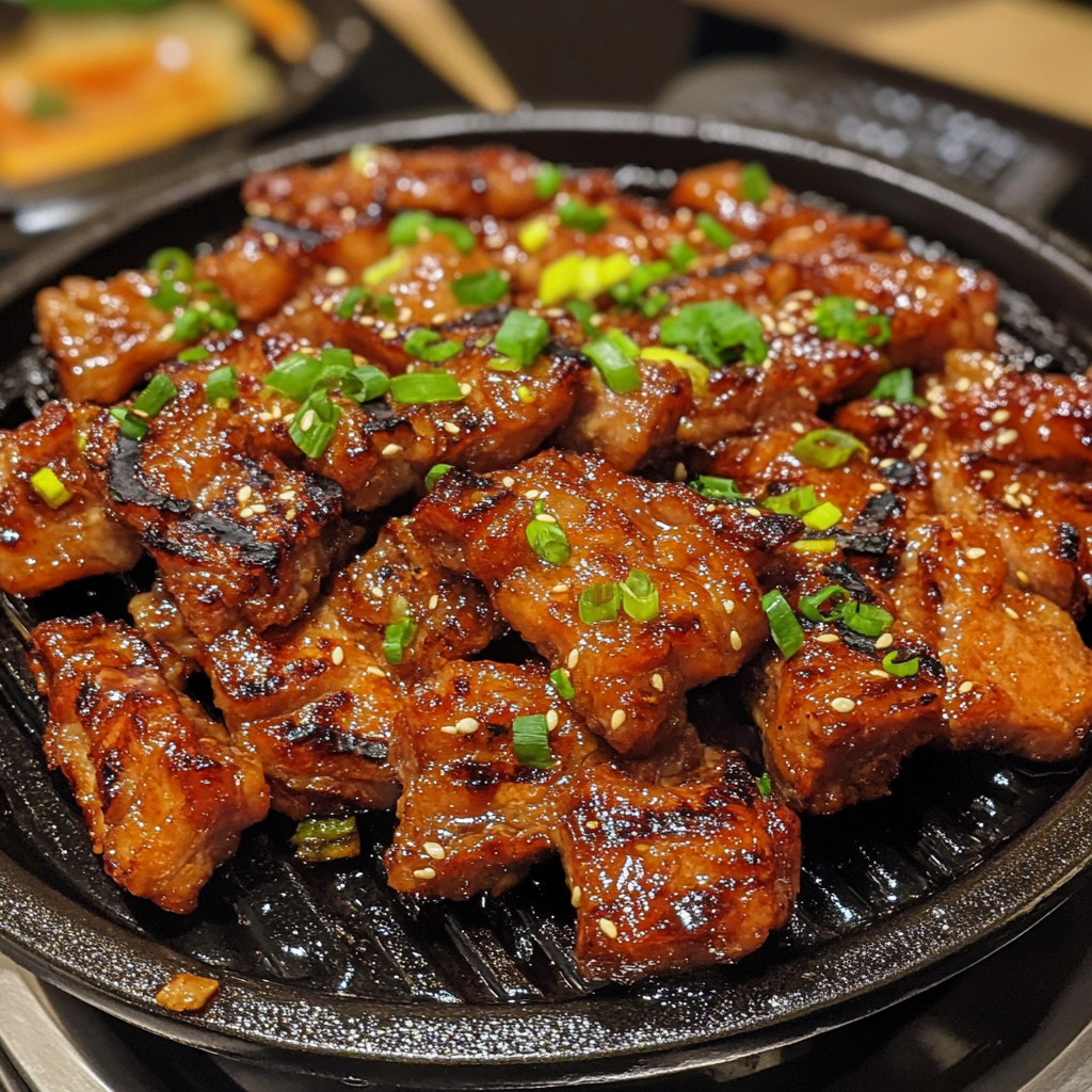 Smoked Korean BBQ Pork Shoulder with Gochujang Glaze