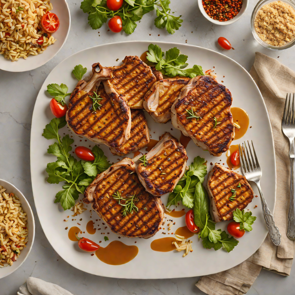 Regional Spiced Grilled Pork Chops with Smoky Paprika Rub