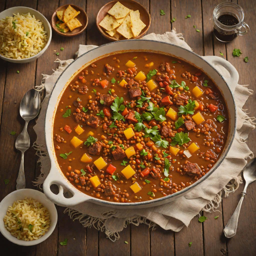 Slow-Simmered Spanish Lentil and Chorizo Stew