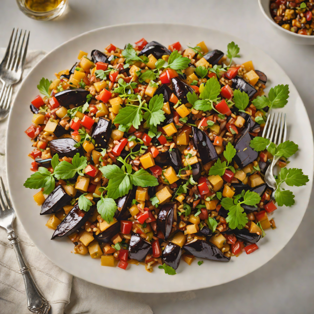 New York-Style Jazz-Inspired Roasted Eggplant Caponata