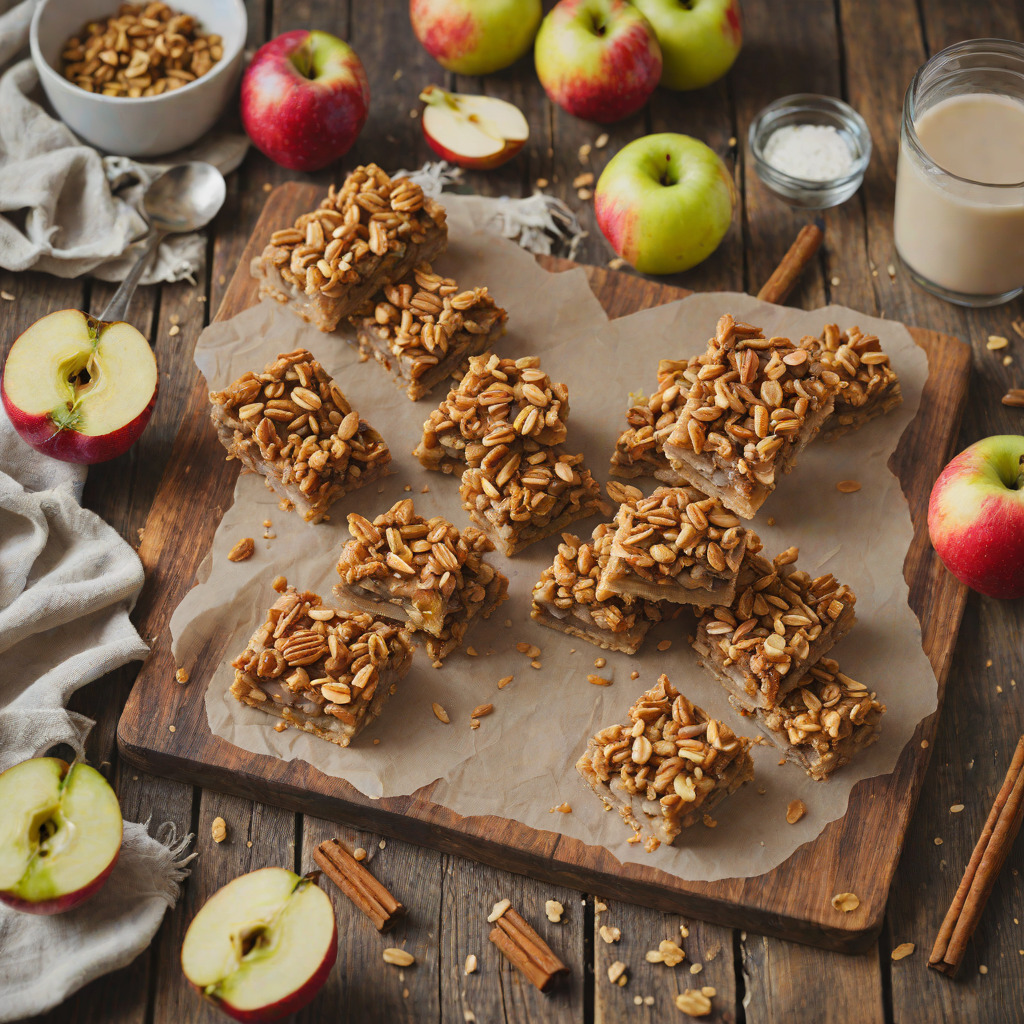 One-Bowl Cinnamon Apple Crisp Bars