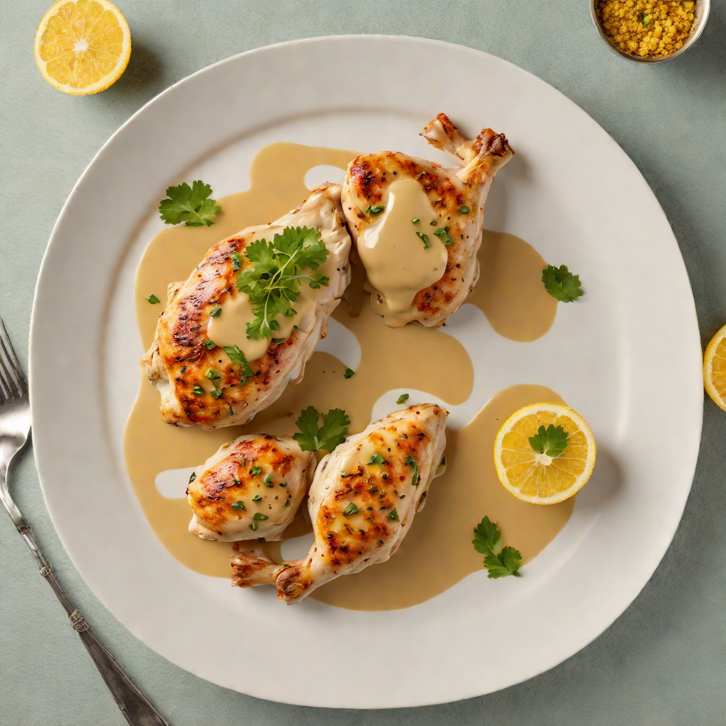 Pan-Seared Chicken with Lemon-Sour Mustard Sauce