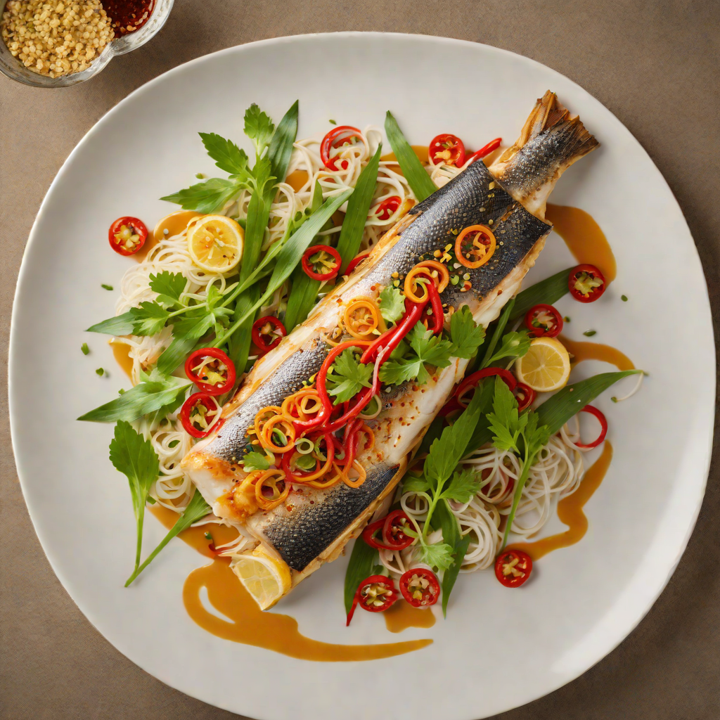 Pan-Seared Thai Sea Bass with Lemongrass and Chili