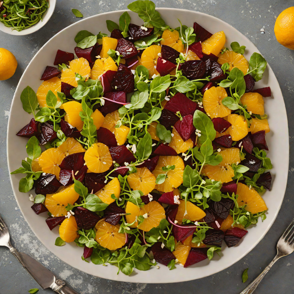 Wind-Spiced Citrus Salad with Earthy Roasted Beets