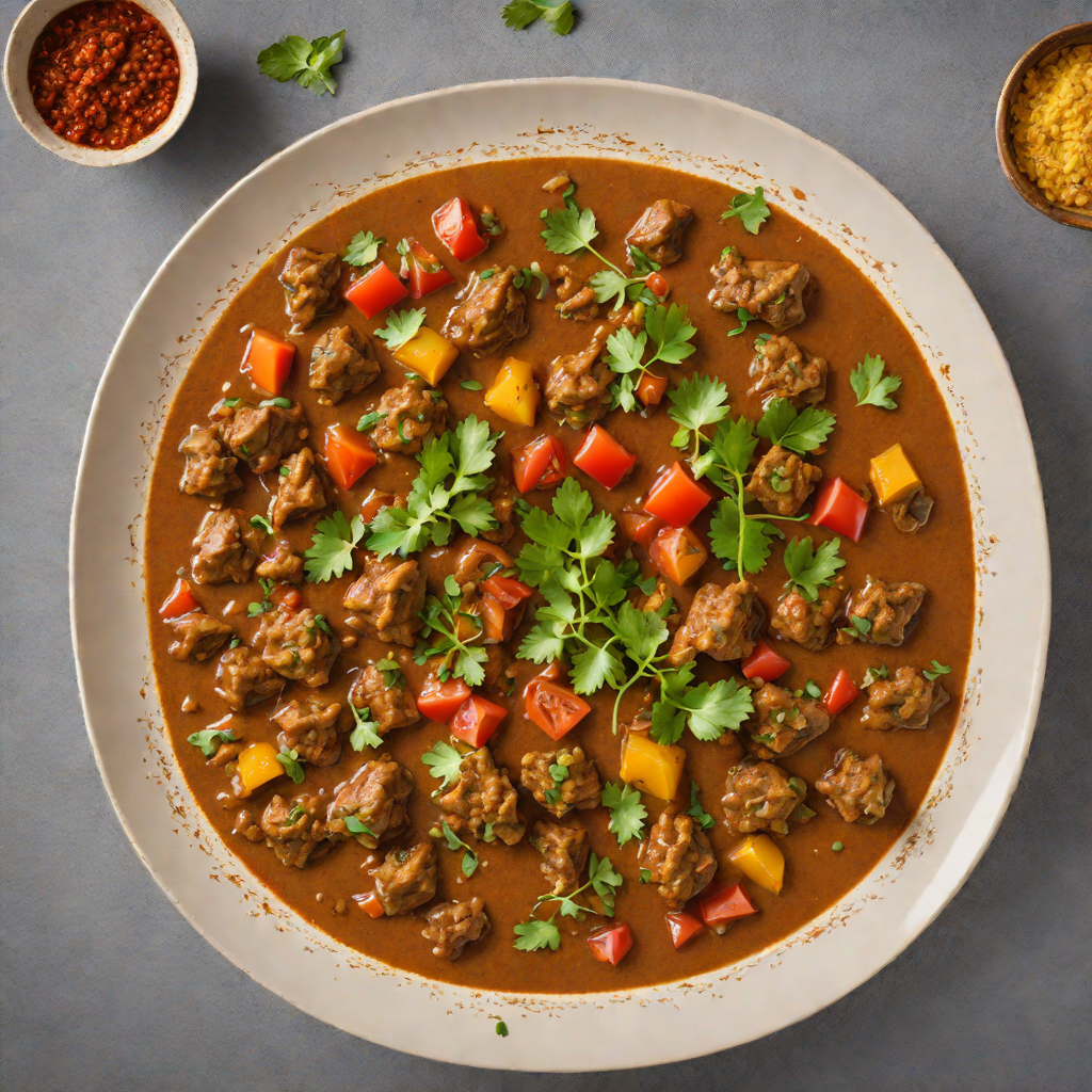 Slow-Cooked Indian Lamb Curry with Garam Masala and Tomato