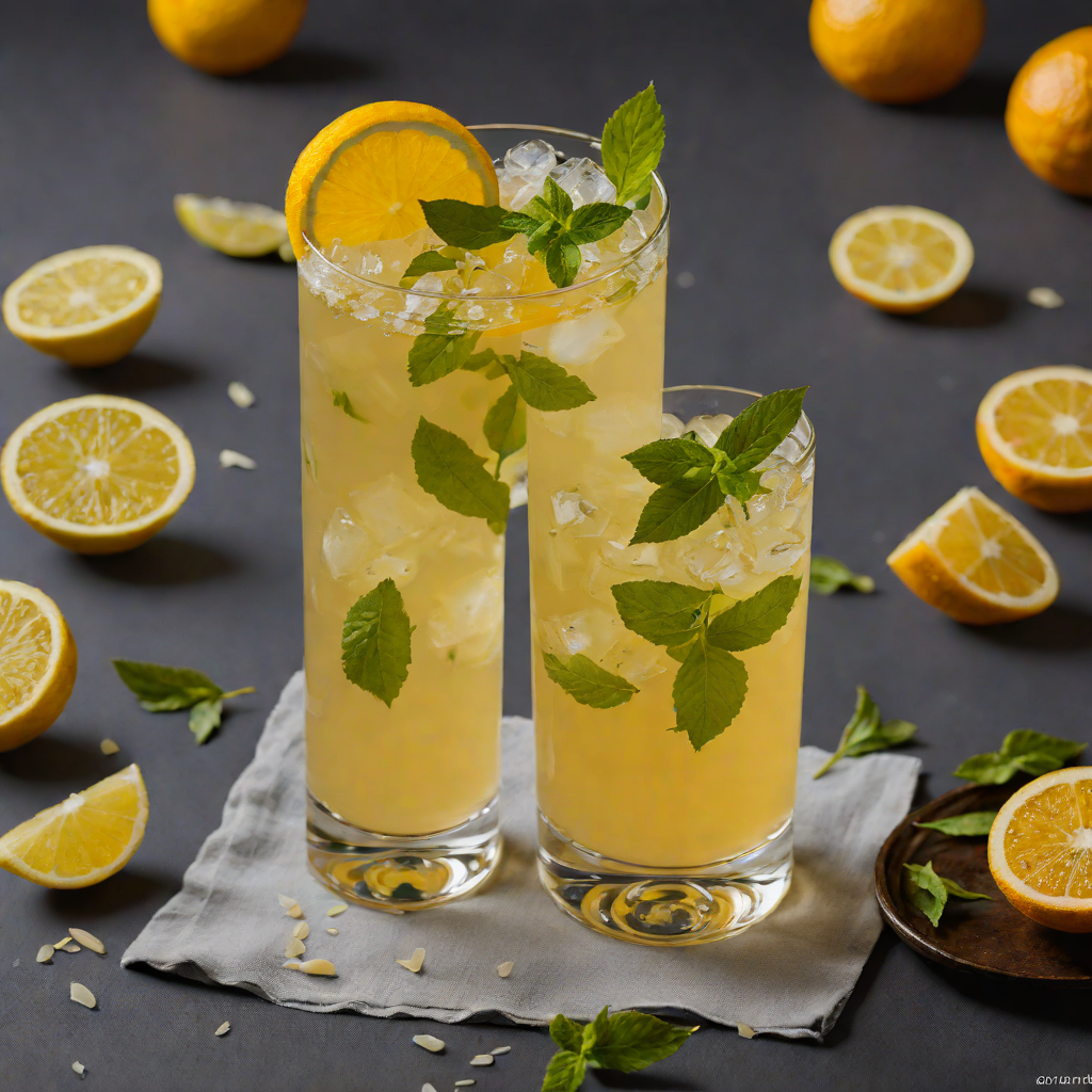 Soulful Citrus Ginger Green Tea Mocktail