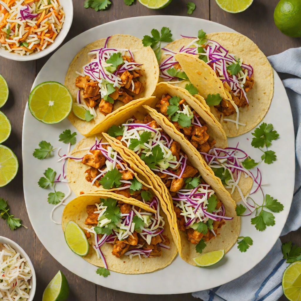 Stovetop Chicken Tacos with Cilantro-Lime Slaw