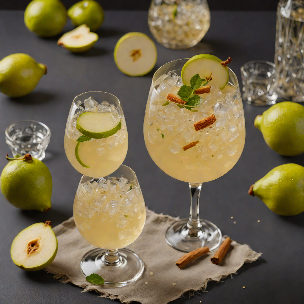 Sparkling Ginger-Pear Fizz